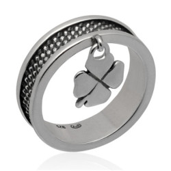 Pierścionek srebrny KONICZYNKA oksydowany SREBRO 925