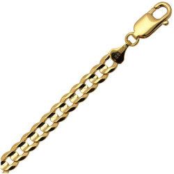 Bransoletka złota Pancerka 21 cm ZŁOTO 585 6.1 mm