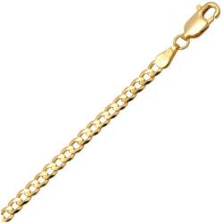 Złoty Łańcuszek Pancerka 55 cm ZŁOTO 585 3.1 mm