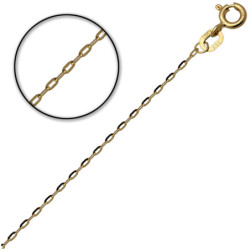 Złoty Łańcuszek Ankier 45 cm ZŁOTO 585 1.1 mm