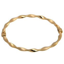 Bransoletka złota sztywna ZŁOTO 585 3.9 mm