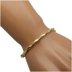 Bransoletka złota sztywna ZŁOTO 585 3.9 mm