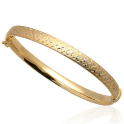 Bransoletka złota sztywna ZŁOTO 585 5.9 mm