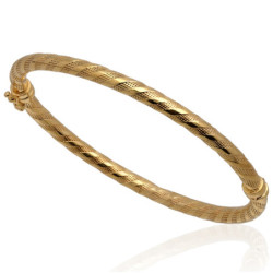 Bransoletka złota sztywna koła ZŁOTO 585 3.9 mm