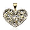 Złota zawieszka Wisior SERCE serduszko ZŁOTO 585