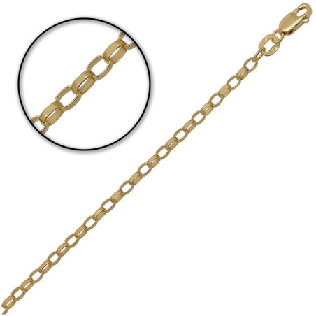 Złoty Łańcuszek damski Rolo 45 cm ZŁOTO 585 2.3 mm