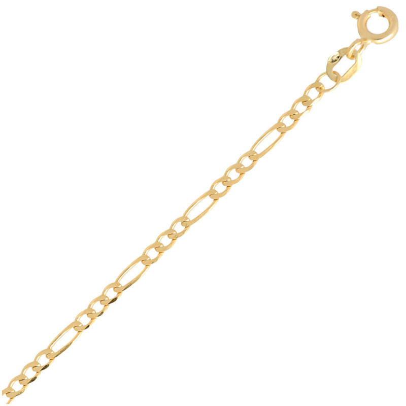 Bransoletka złota Figaro 19 cm ZŁOTO 585 2.2 mm