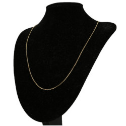 Złoty Łańcuszek damski Rolo 40 cm ZŁOTO 585 1 mm
