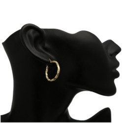 ZŁOTE kolczyki angielskie zapięcie koła diamentowane KÓŁKA ZŁOTO 585