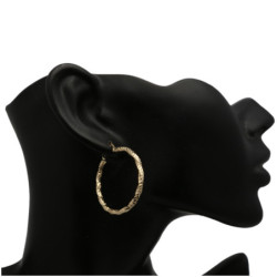 ZŁOTE kolczyki angielskie zapięcie koła diamentowane KÓŁKA ZŁOTO 585