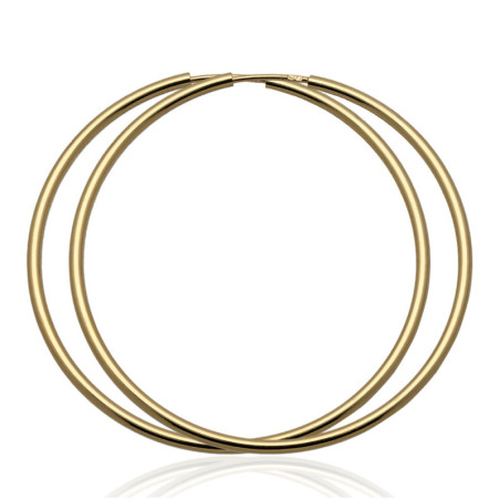 ZŁOTE kolczyki KOŁA 40 mm KÓŁKA ZŁOTO 585