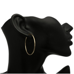 ZŁOTE kolczyki KOŁA 40 mm KÓŁKA ZŁOTO 585