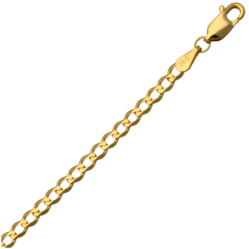 Złoty Łańcuszek Pancerka 45 cm ZŁOTO 585 3.1 mm