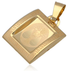 Złota zawieszka Wisior zodiak WAGA ZŁOTO 585