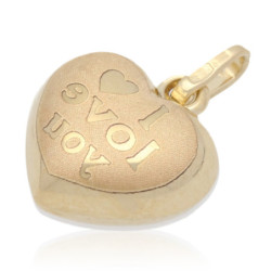 Złota zawieszka Wisior SERCE serduszko ZŁOTO 585