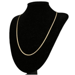 Złoty Łańcuszek blaszka 45 cm ZŁOTO 585 2 mm