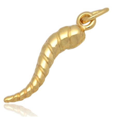 Złota zawieszka Wisior róg obfitości ZŁOTO 585