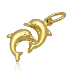 Złota zawieszka Wisior delfin ZŁOTO 585