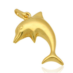 Złota zawieszka Wisior delfin ZŁOTO 585
