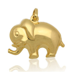 Złota zawieszka Wisior słoń ZŁOTO 585