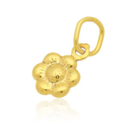 Złota zawieszka Wisior kwiatek ZŁOTO 585