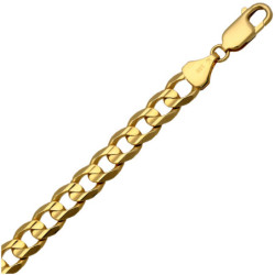 Bransoletka złota Pancerka 23 cm ZŁOTO 585 7 mm