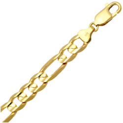 Bransoletka złota Figaro 22 cm ZŁOTO 585 8.5 mm