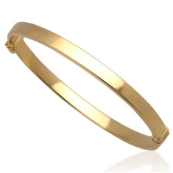 Bransoletka złota sztywna 18 cm ZŁOTO 585 4.9 mm