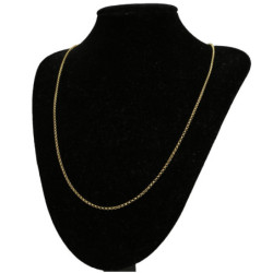Łańcuszek SREBRNY damski Rolo 55 cm pozłacany SREBRO 925 pełny 1.5 mm