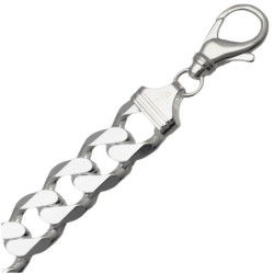 Łańcuszek SREBRNY męski GRUBY PANCERKA 55 cm SREBRO 925 pełny 16.1 mm