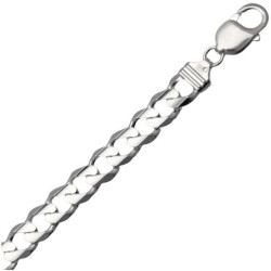 Łańcuszek SREBRNY męski GRUBY PANCERKA 50 cm SREBRO 925 pełny 9.2 mm