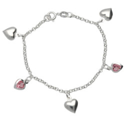 Bransoletka SREBRNA dziecięca Rolo 17 cm  SREBRO 925