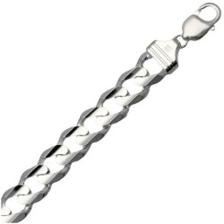 Łańcuszek SREBRNY męski GRUBY PANCERKA 55 cm SREBRO 925 pełny 12.7 mm