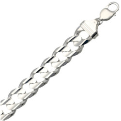 Łańcuszek SREBRNY męski GRUBY PANCERKA 55 cm SREBRO 925 pełny 14.6 mm