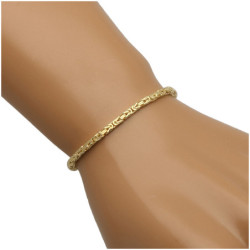 Bransoletka złota Królewski 22 cm ZŁOTO 585 2.5 mm