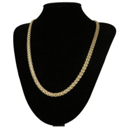 Złoty Łańcuszek damski splot królewski FENIX 50 cm ZLOTO 585 5 mm