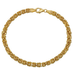 Bransoletka złota Królewski 21 cm ZŁOTO 585 4.3 mm
