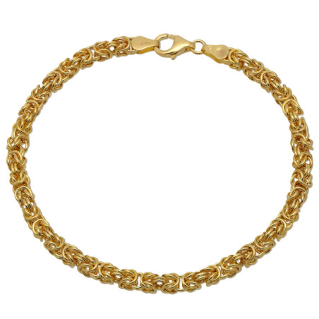 Bransoletka złota Królewski 21 cm ZŁOTO 585 4.3 mm