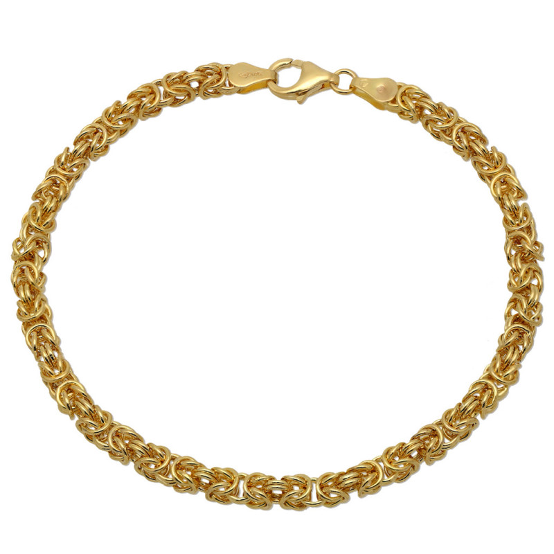 Bransoletka złota Królewski 22 cm ZŁOTO 585 4.3 mm