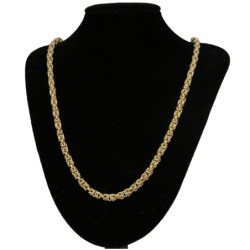 Złoty Łańcuszek Królewski 50 cm ZŁOTO 585 4.3 mm