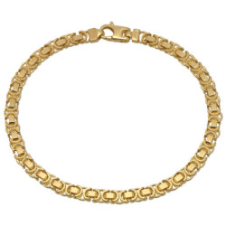 Bransoletka złota splot Królewski 22 cm ZŁOTO 585 5.2 mm