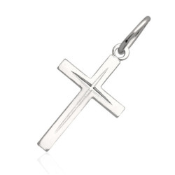 Krzyżyk Srebrny BEZ WIZERUNKU zawieszka do łańcuszka KRZYŻYK 925