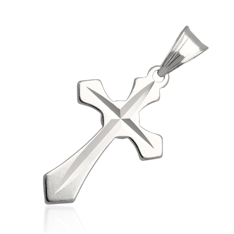 Krzyżyk Srebrny BEZ WIZERUNKU zawieszka do łańcuszka SREBRO 925
