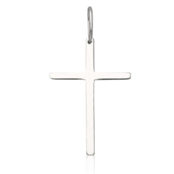 Krzyżyk Srebrny BEZ WIZERUNKU zawieszka do łańcuszka SREBRO 925