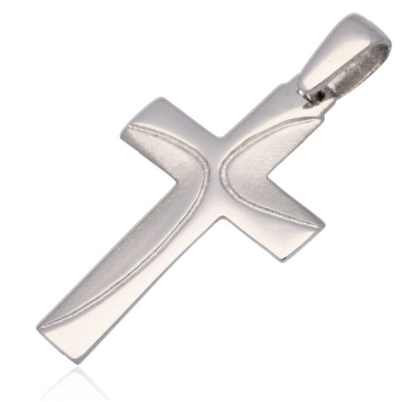Krzyżyk Srebrny BEZ WIZERUNKU zawieszka do łańcuszka SREBRO 925