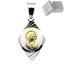 Medalik Srebrny Matka Boska MADONNA SREBRO 925