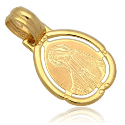 Złoty Medalik Matka Boska NIEPOKALANA CUDOWNY ZŁOTO 585