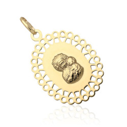 Złoty Medalik Matka Boska CZĘSTOCHOWSKA ZŁOTO 585
