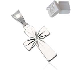 Krzyżyk Srebrny BEZ WIZERUNKU zawieszka do łańcuszka SREBRO 925