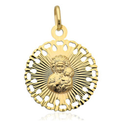 Złoty Medalik Matka Boska CZĘSTOCHOWSKA ZŁOTO 585